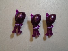 PJ MASKS NINJALINOS STACKING GLITTER PURPLE FIGURES ( 3 FIGURES ) FREE SHIP