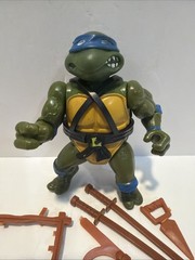 tmnt leonardo 1988 Soft Head 100% Complete Vintage Playmates