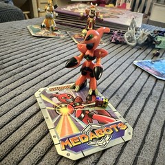 Medabots Action Figure Lot Set Metabee Warbandit Stingray Belzelga Plastic