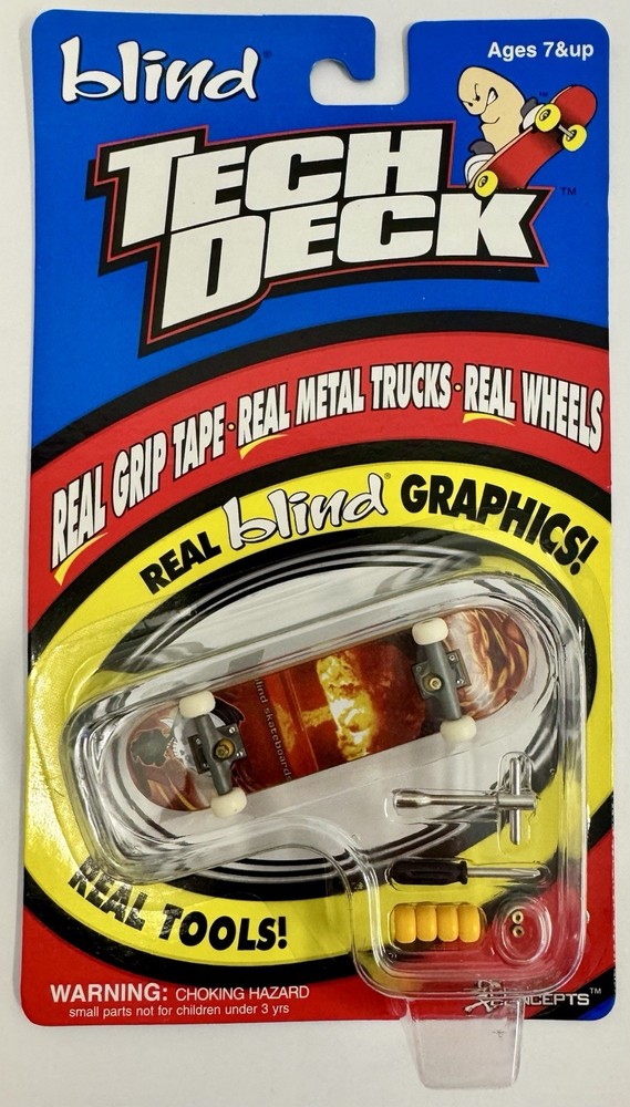 Tech Deck BLIND Series 3030 Grim Reaper “Atom Bomb” (1999 Gen 1) RARE