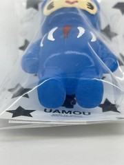Uamou Seibu Daruma Sofubi Blue 2018 Ikebukuro Exclusive Hand-Painted – 2.8in