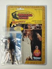 Kenner Raiders of the Lost Ark Indiana Jones (1982) RARE AND AUTHENTIC With Card
