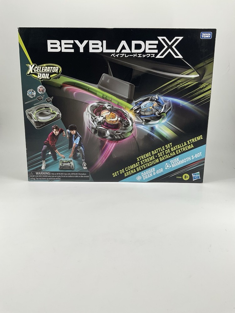 Beyblade X Xtreme Battle Set, Stadium, 2 Spinning Tops, 2 Starters (A27)