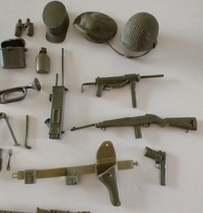 Vintage Marx Stony Smith Battling Soldier Paratrooper Action Figure ACCESSORIES