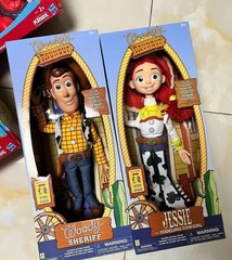 Toy Story 4 Talking Woody Jessie Action Figure Sing Soft Cute Anime Figure