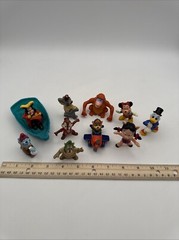 Vtg Kellogg’s Disney Ducktails Darkwing Duck Goofy 2″ PVC Figure 1991 Lot of 10