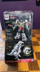 2009 Open Box Transformers Masterpiece Grimlock Toys-R-Us Exclusive New Sealed
