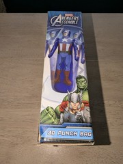 Avengers Assemble Initiative 3D Captain America PunchBag SEALED Rare Version 42″