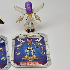 Medabots Action Figure Lot 7 Hasbro Takara Tomy 2.5” Mini Figures With Cards