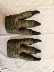 JURASSIC PARK DINOSAUR CLAW HANDS GLOVES DRESS UP HALLOWEEN COSTUME ACCESSORY