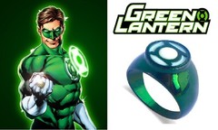 GREEN LANTERN Glow in Dark POWER RING replica up DC Comics light figure action