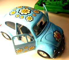 Disney Pixar Cars Plastic Toy Lot Of 8 Plus VW Diecast Flower Beetle & Small Car