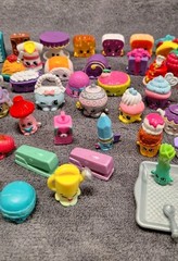 Lot of 55+ Shopkins Various Seasons Mix Rares and Commons