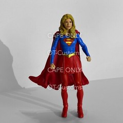 CAPE ONLY – Wired Cape Supergirl DC Rebirth Mcfarlane DC Multiverse 7″