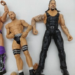 WWE Action Figures lot of 12 Figures Various Years Brands Sizes Read