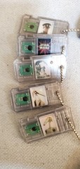 Lot Of 40 Star Wars Hard Plastic Dog Tag Neck Chain By Hasbro 1999 Collectable