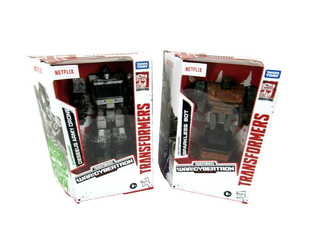 Transformers War For Cybertron Figures Deseeus Army Drone Sparkless Bot Set