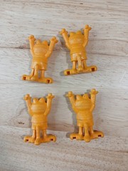Garfield the Cat Stacking Figure 1978,1981 Lot of 4 *Pre-Owned*