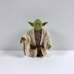 Star Wars Sideshow Collectible 1/6 Yoda Jedi Mentor Exclusive ORANGE Snake = NEW