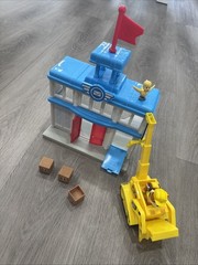 Paw Patrol Rubble Post Office 99% Complete Play Set Adventure Bay Exclusive Toy