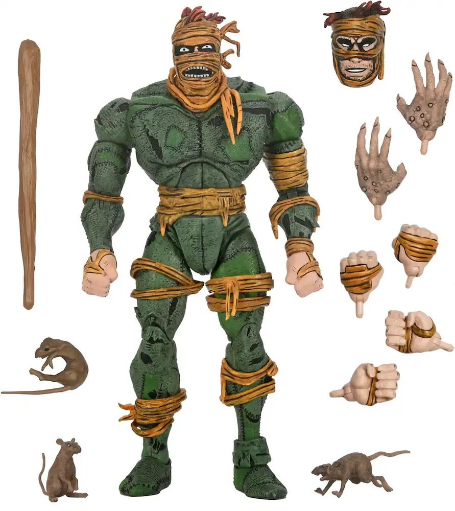 Teenage Mutant Ninja Turtles NECA TMNT Mirage 7” RAT KING Action Figure Complete
