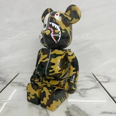 400% Bearbrick Bathing Ape BAPE PLAY Camouflage Shark Action Figure Deco Art Toy