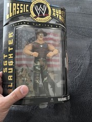 WWE WWF Jakks Classic Superstars Sgt Slaughter Toyfare Ex GI Joe USA Figure
