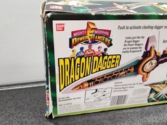1994 Mighty Morphin Power Rangers Dragon Dagger w/ Box Bandai Tommy Green Works!