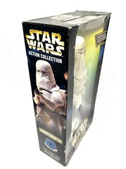 NOS 1997 Star Wars Empire Strikes Back Snow trooper With Firing Blaster