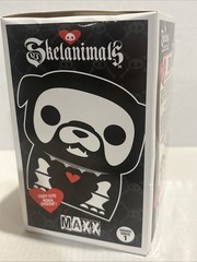 Skelanimals Maxx Bulldog Glow In The Dark Vinyl Figure NEW creepy
