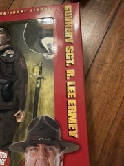 New 2001 Sideshow Toys 12-inch Gunnery Sgt. R. Lee Ermey “Motivational Figure”