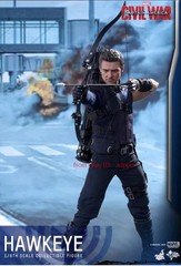 Hot Toys Mms358 1/6 Captain America 3 Civil War Hawkeye 3.0 Action Figure NEW