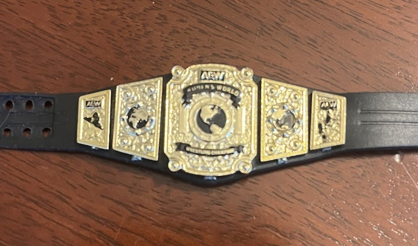 AEW Women’s World Championship Title Belt Action Figure Accessory Jazwares