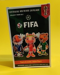 FIFA Zakumi Moose Figure Boxed w/ Ball Multicolor Individual – Limited Edition