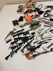 GI Joe Lot With Clothes And Accessories Weapons Ammo Figures