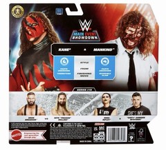 WWE Main Event Showdown Mankind & Kane 2-Pack Series # 18, Mattel, NEW 🔥 🔥