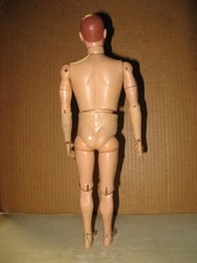 1964 GI Joe Vintage Hasbro 12” SOTW Foreign Face Figure, Red Hair, Bare