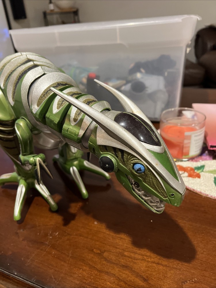 Mark Tilden Green Roborapter Robotic Dinosaur Figure