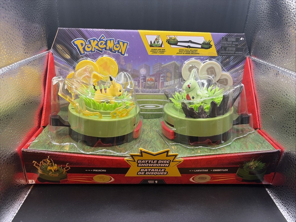 Pokemon – Battle Disc S/Down Pikachu/Larvitar NEW