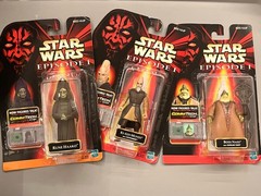 3PC Lot Hasbro Star Wars Episode 1 CommTech Collection 2&3 Action Figures SEALED