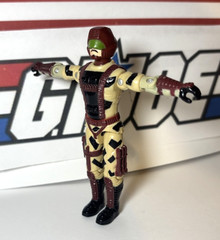 GI Joe Cobra Rock Viper 1990 v1 *100% COMPLETE w/Card, Near Mint!* Vintage ARAH