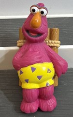 Hensons Sesame Street Bath Time Friends Elmo and Telly Monster Toys 3″ Toddler