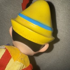 9 1/2” Dakin Disney PINNOCHIO Figure w/ Hang Tag Vintage 1960s
