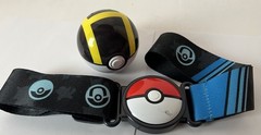 Lot of Pokemon Cards, Figures, Jibbitz, Belt, Pokeball, Stickers