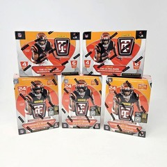 NFL Panini 2024 Totally Certified Trading Cards – Lot of 5 Sealed Blaster Boxes