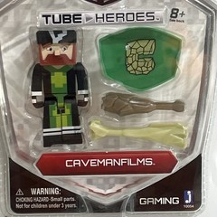 2015 Jazwares Tube Heroes CavemanFilms Action Figure with Accessories New Sealed