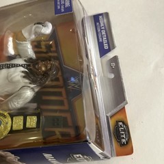 WWE MANKIND Summer slam ELITE Figure Mattel WWF CHAMPIONSHIP Belt & Mr. Socko