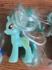 Lot Of 3 Lyra Hasbro My Little Pony MLP Brushable Ponies Multiple Years Gens