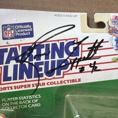 1988 Starting Lineup NFL New England Patriots Ronnie Lippett (c) Autographed