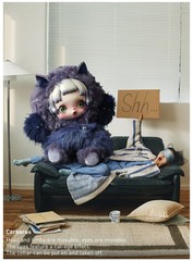 POP MART x Skullpanda You Found Me Series Plush Doll Pendant Figure – Cerberus